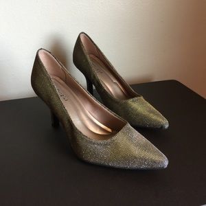 Gold & Silver Sparkly Pumps